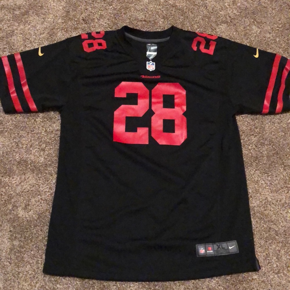 49ers Hyde NFL Nike jersey